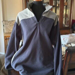 Fleece pullover sweater